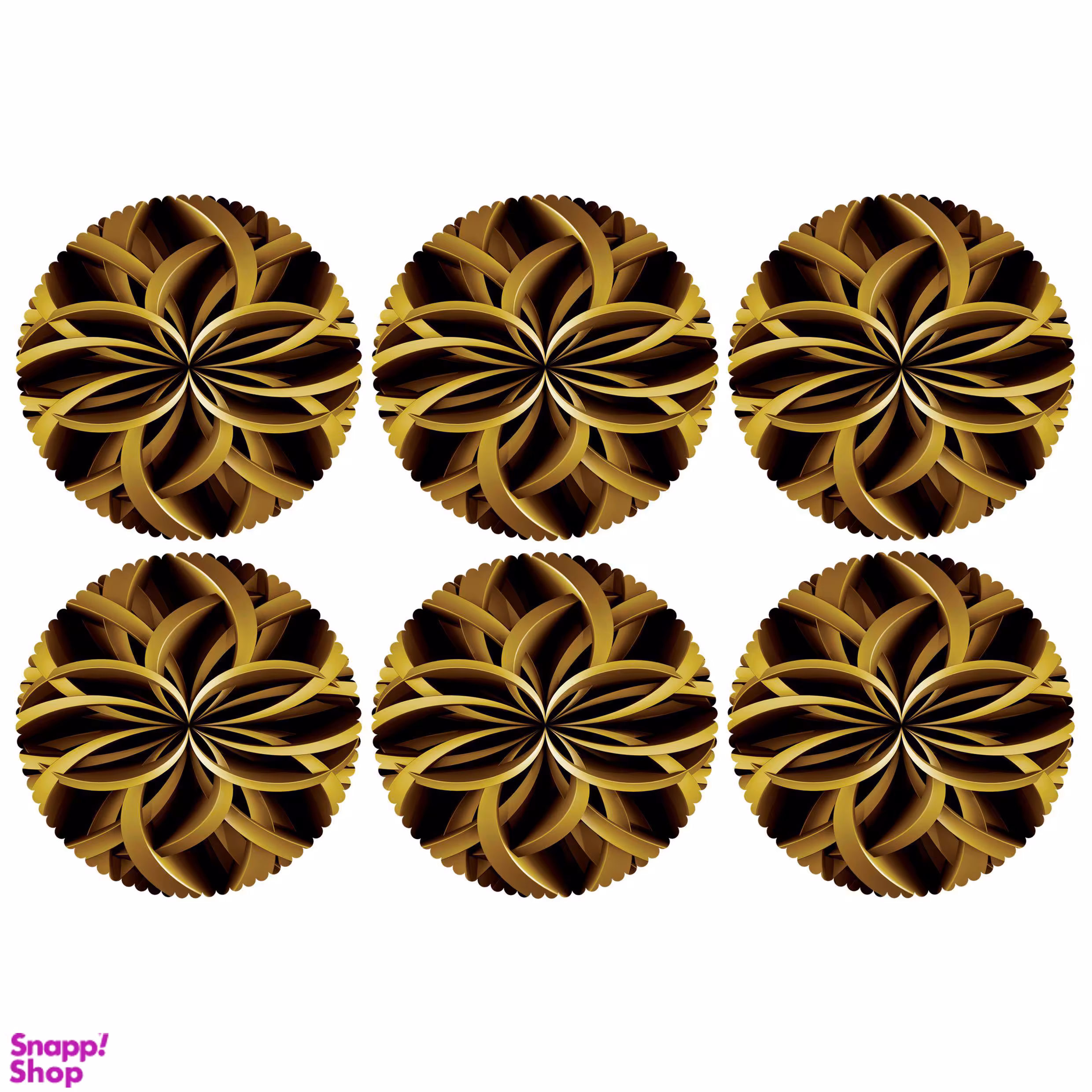 زیر لیوانی مدل C2-42140 بسته 6 عددی چند رنگ