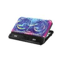 پایه خنک کننده لپ تاپ 2 فن RGB دی نت مدل DT-50