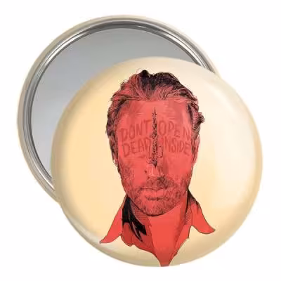 آینه جیبی خندالو مدل ریک گریمز سریال مردگان متحرک The Walking Dead کد 10189