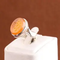 انگشتر عقیق یمنی مردانه اصل درجه یک