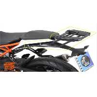 لوازم یدکی موتورسیکلت KTM DUKE 390 BACK BAG IRON 2017 HEPCO BECKER