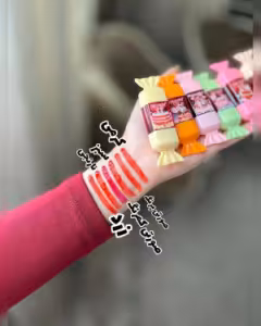 تینت لب شکلاتی دور طیف 6 رنگی