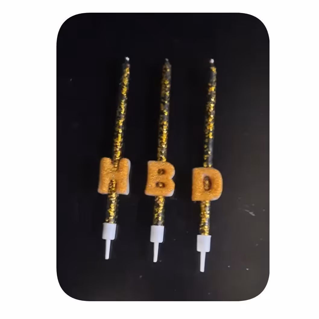 شمع HBDطلایی