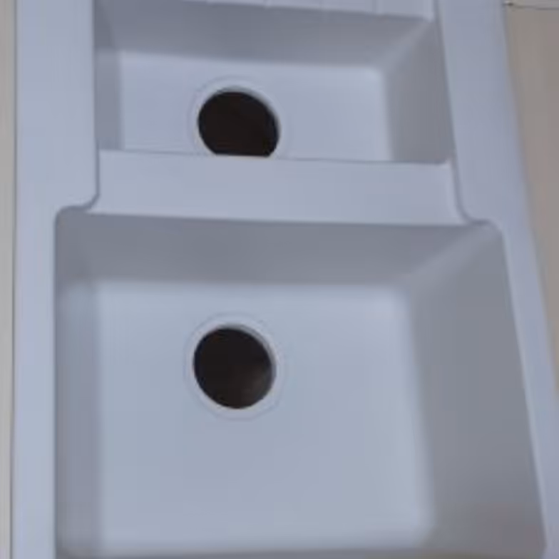 سینک گرانیتی میوه شوردار سفید ساده پس کرایه