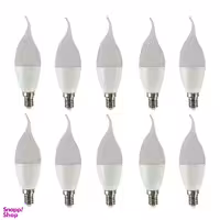 لامپ ال ای دی 7 وات تکتاب مدل اشکی پایه E14 بسته 10 عددی