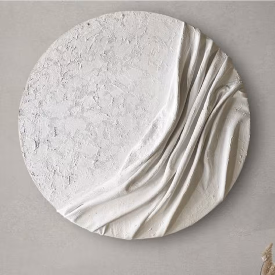 تابلو مدرن دایره ای میکس مدیا