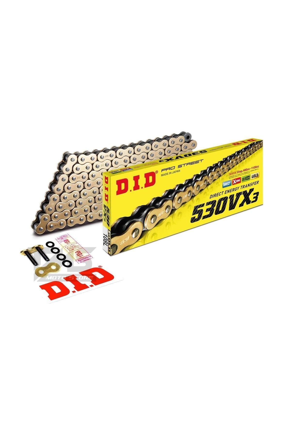 زنجیر موتورسیکلت زرد 530 108VX3 2002 2003 HONDA CBR 954 RR سازگار زنجیره ای VX3 XRING GOLD DID