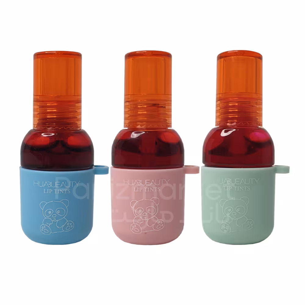 تینت لب میوه ای طرح بطری زنجیره دار کیس بیوتی