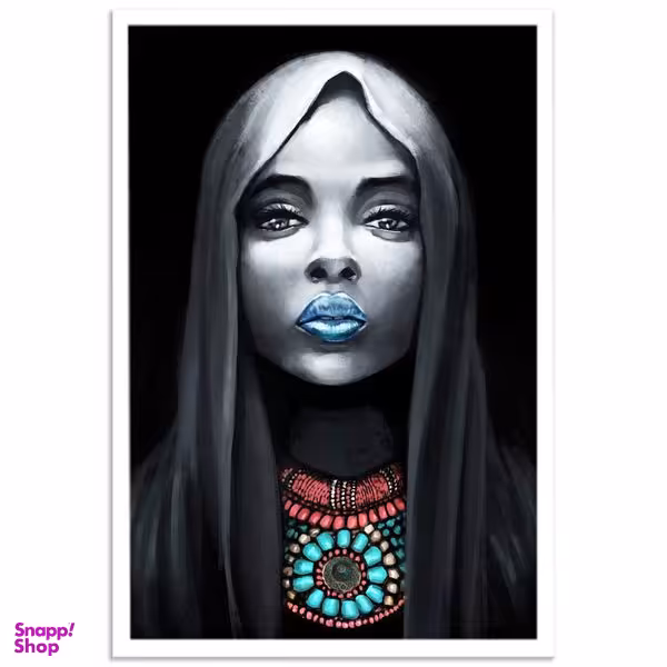 تابلو نوری بکلیت طرح چهره آفریقایی مدل W161