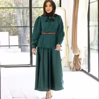 ست 4تیکه ژینوس کت ودامن وکروات وکمربندچرم استایل عید