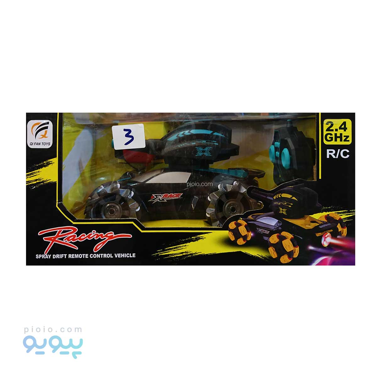 ماشین بوگاتی کنترلی مدل تیر انداز آیتم QF667-2A