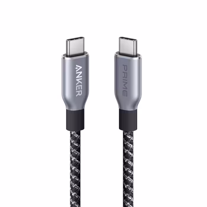 کابل شارژ 0.9 متری انکر مدل Anker Prime USB-C to USB-C Cable A88E2
