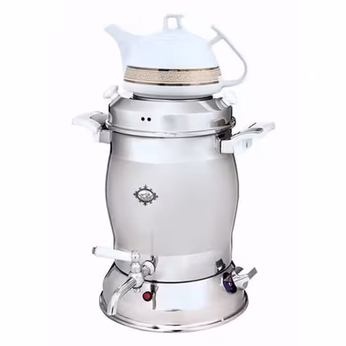 سماور و قوری برقی عالی نسب مدل سویل 5 لیتر