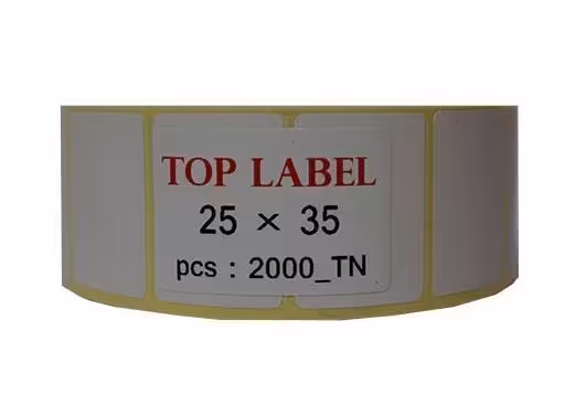 لیبل حرارتی تاپ لیبل 35x25