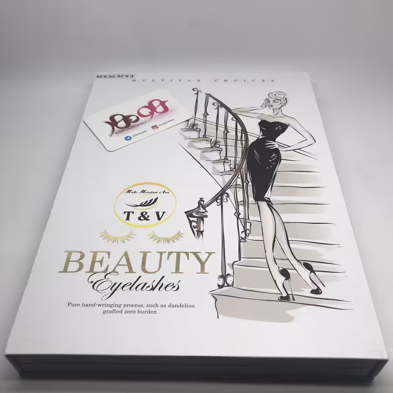 پک پالت اکستنشن مژه تی اند وی مدل C و CC ضخامت 07 صدم اینچ - T &amp; V