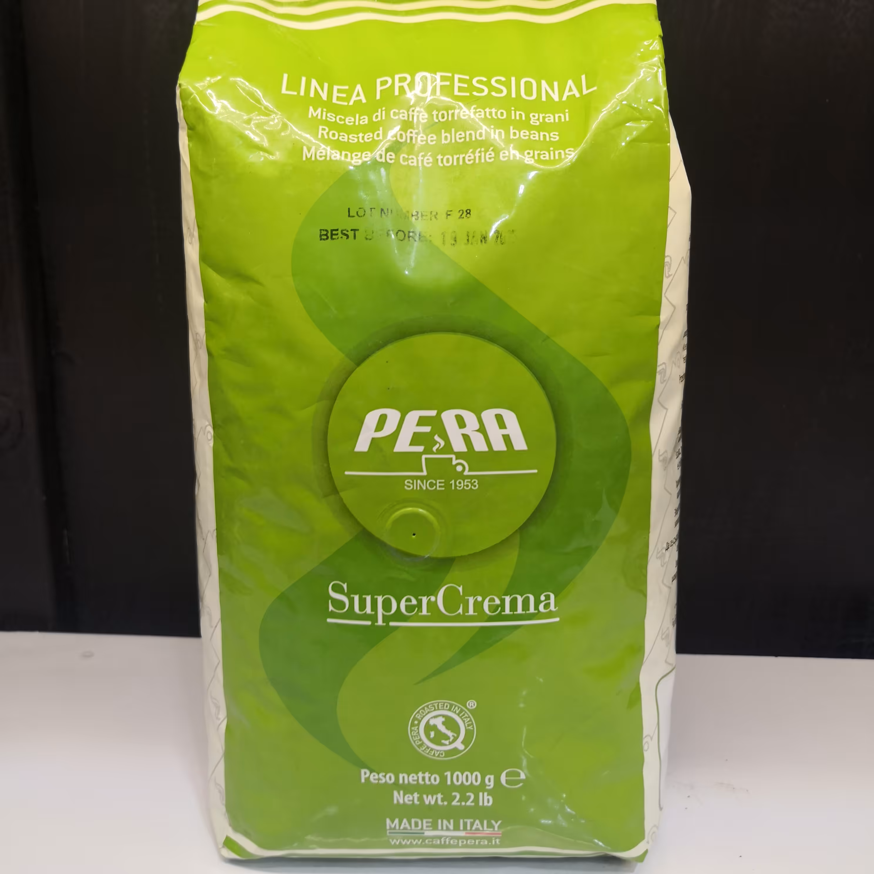 دانه قهوه اسپرسو میکس PERA وزن یک کیلو گرم