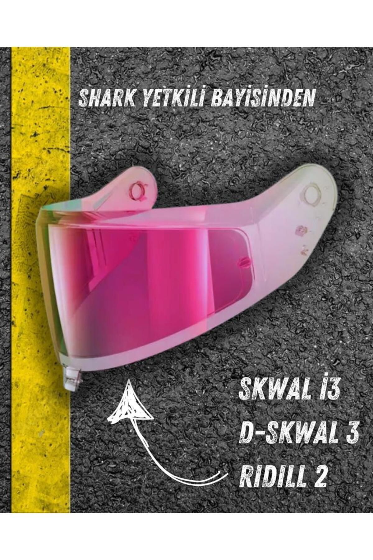 کلاه کاسکت موتورسیکلت صورتی Skwal I3 D 3 Ridill 2 ایمنی ویزور Iridium شارک Shark