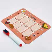 مگنت برنامه غذایی رویخچالی(فودپلنر رویخچالی)  چاپ بهار  کد2 
