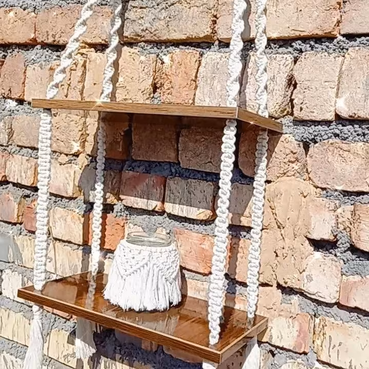 شلف مکرومه جای تزئینات