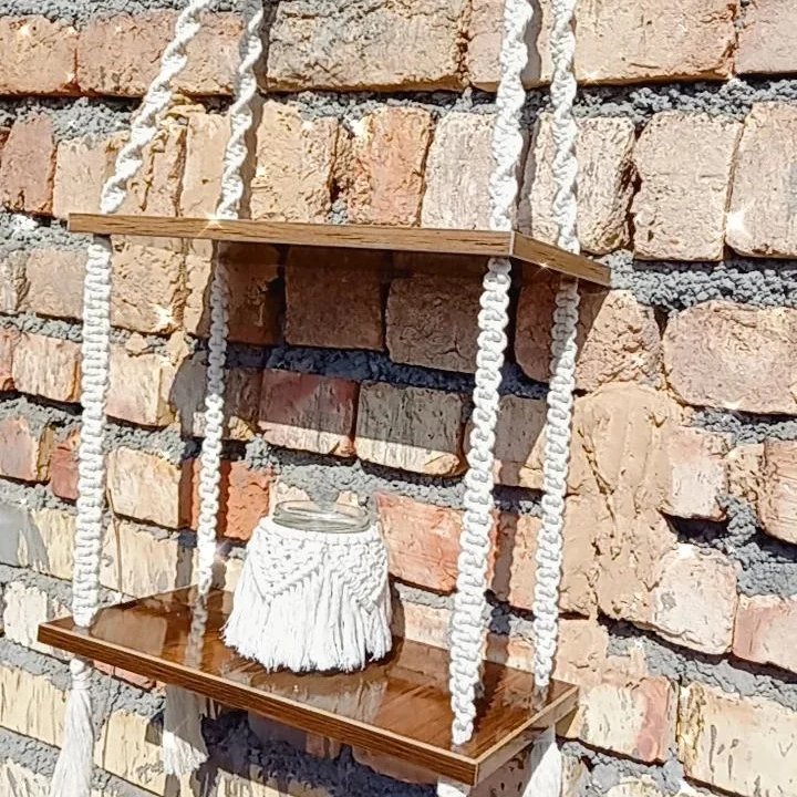 شلف مکرومه جای تزئینات