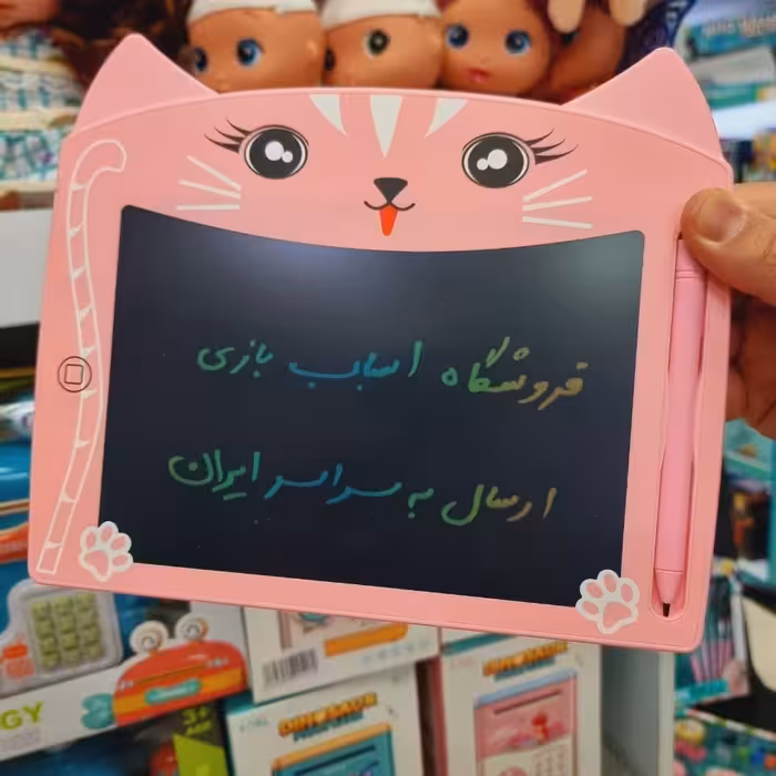 تبلت جادویی کاغذ دیجیتال  صفحه رنگی طرح عروسکی با قابلیت پاک کردن نوشتن مناسب  برای تمامی سنین