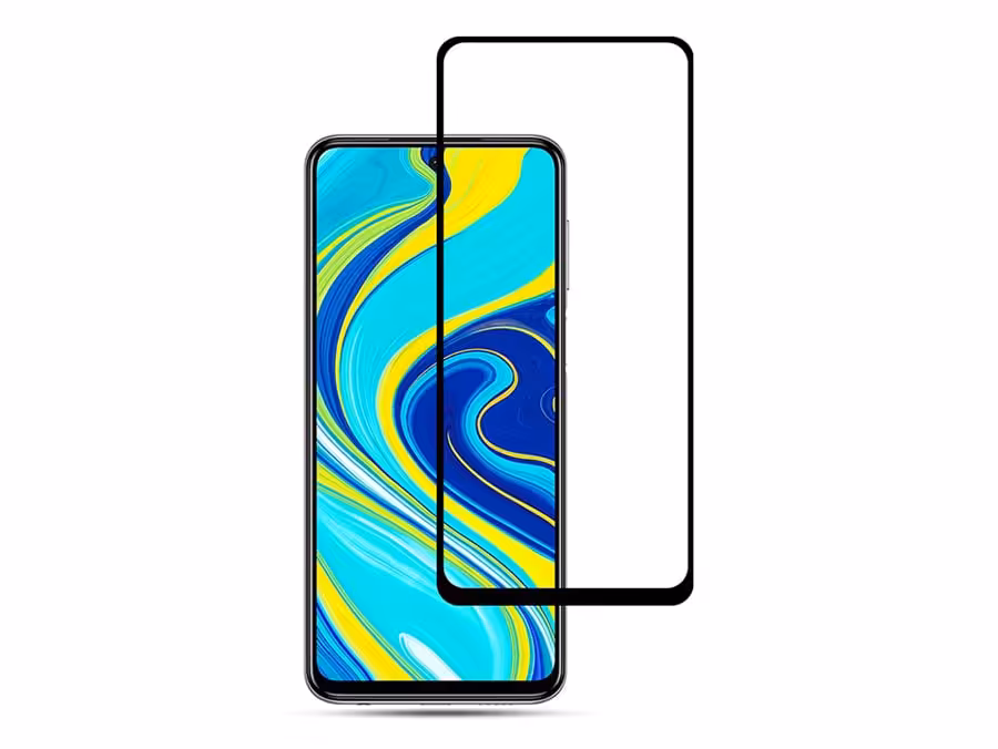 محافظ صفحه نمایش شیشه ای شیائومی Full Glue Xiaomi Redmi Note 9S/9 Pro/9 Pro Max Glass