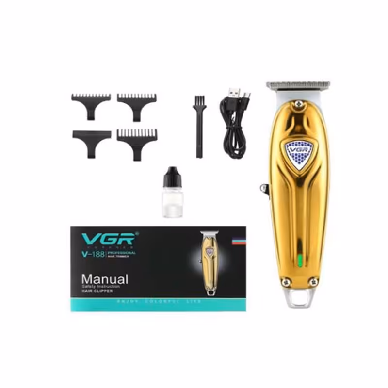 ماشین اصلاح موی صورت و بدن وی جی ار مدل V-188 - ژینال