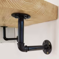 پایه نگهدارنده طبقه دیواری مدل لوله ای بسته 2 عددی