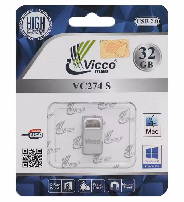فلش مموری ویکومن مدل VC274 S USB 2.0 ظرفیت 32 گیگابایت