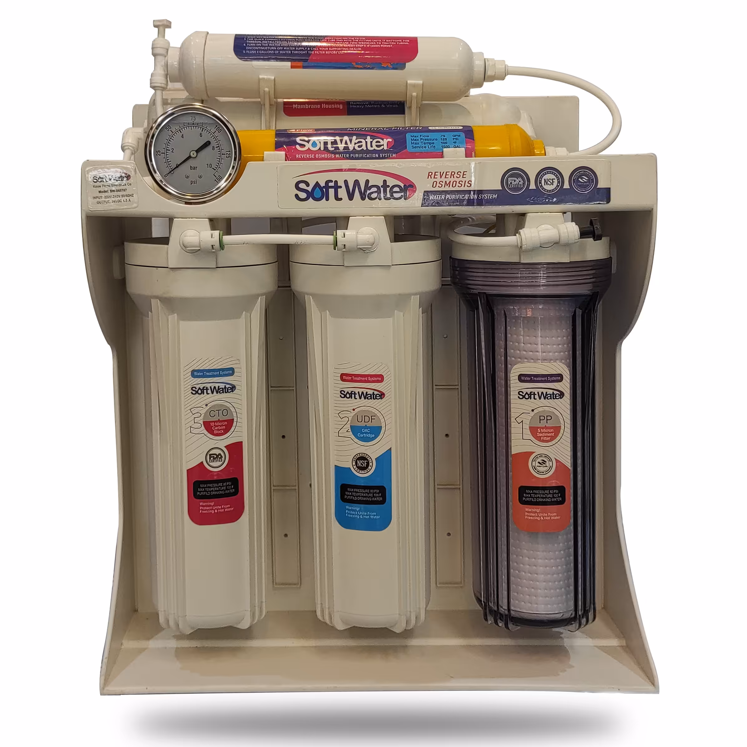 فروش انواع دستگاه تصفیه آب 6 مرحله ای   soft water 