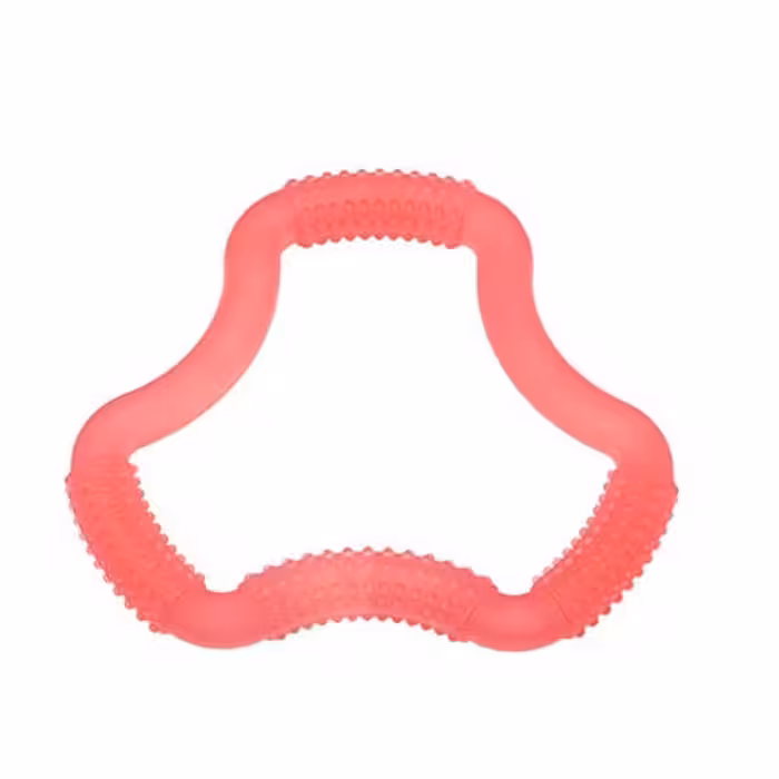 دندانگیر نوزاد دکتر براون طرح ۶ضلعی قرمز Dr Browns | سیسمونی بدو نی نی