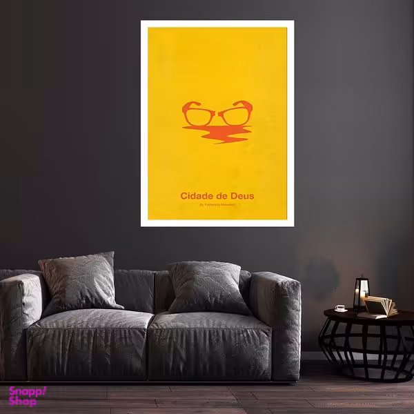 تابلو بکلیت طرح فیلم شهر خدا مدل قاب شاسی W-S9273