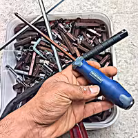 پیچ گوشتی چهارسو برندهامبورگ 15 سانت ضربه خور  کیفیت فوق العاده عالی درجه یک 