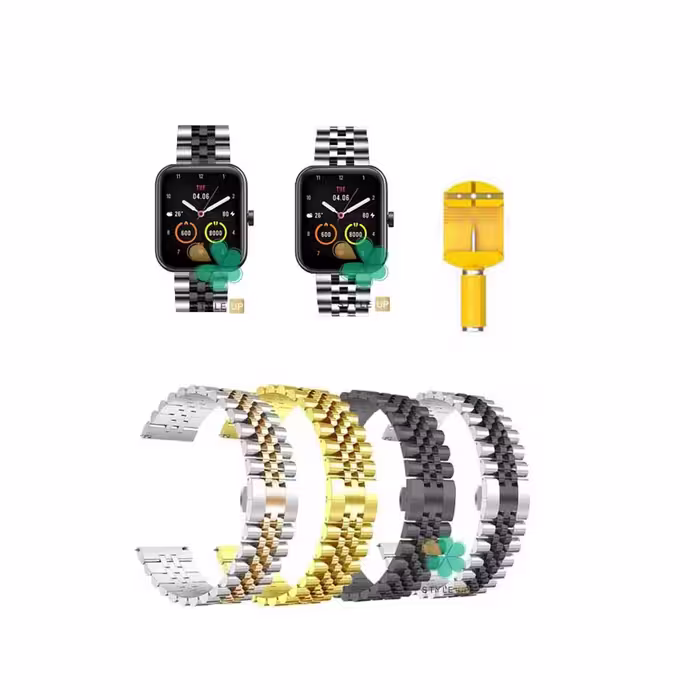 بند فلزی ساعت شیائومی Xiaomi Maimo Watch مدل 5Rows