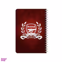 دفترچه یادداشت بامبیلیپ مدل چوبی طرح لوگو آرسنال کد 8827082