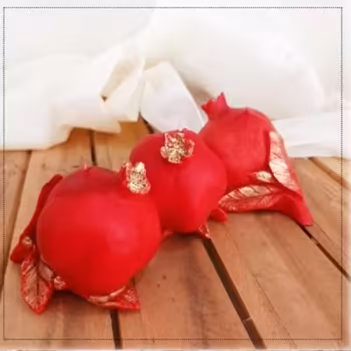 شمع طرح انار کد 2044