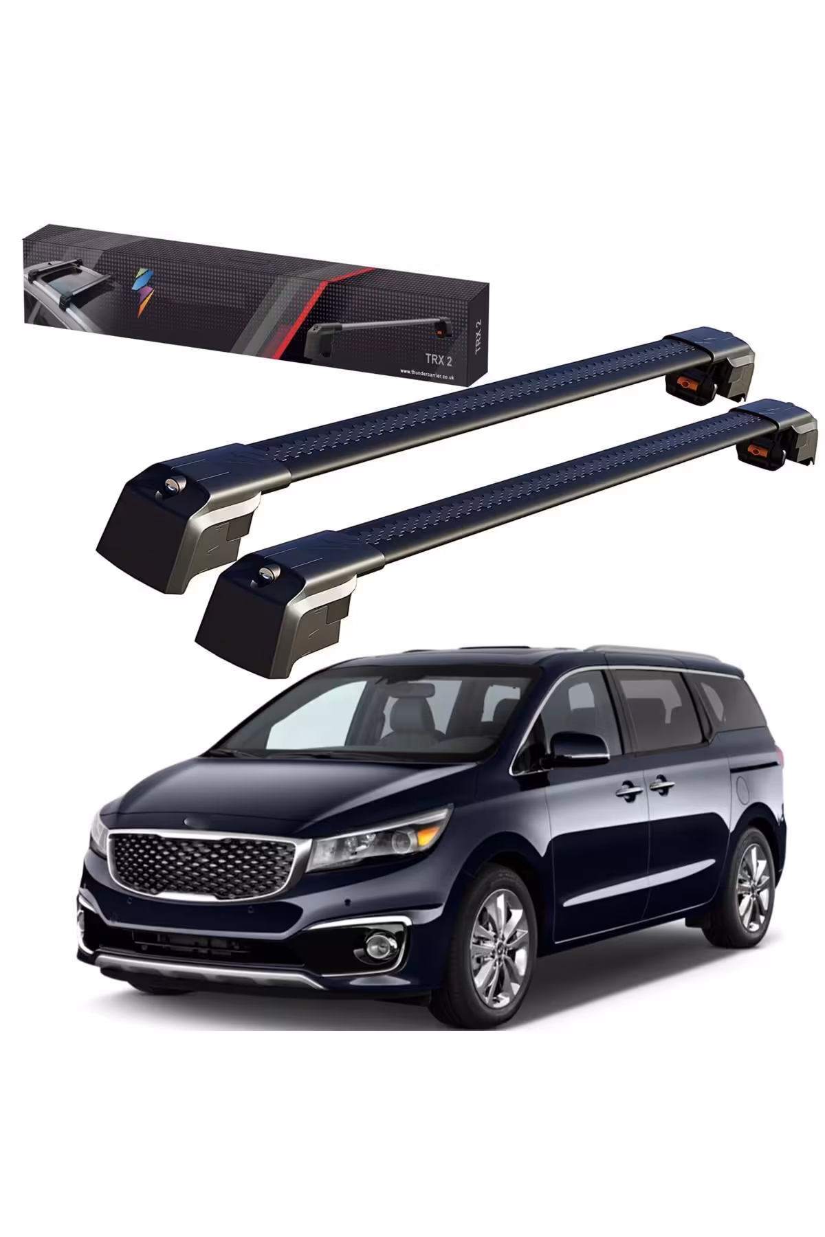 جعبه بار سقفی مشکی KIA SORENTO PRIME UM 2015 2020 TRX2 CARRIER LOCKED SEARCH SEAR Thunder