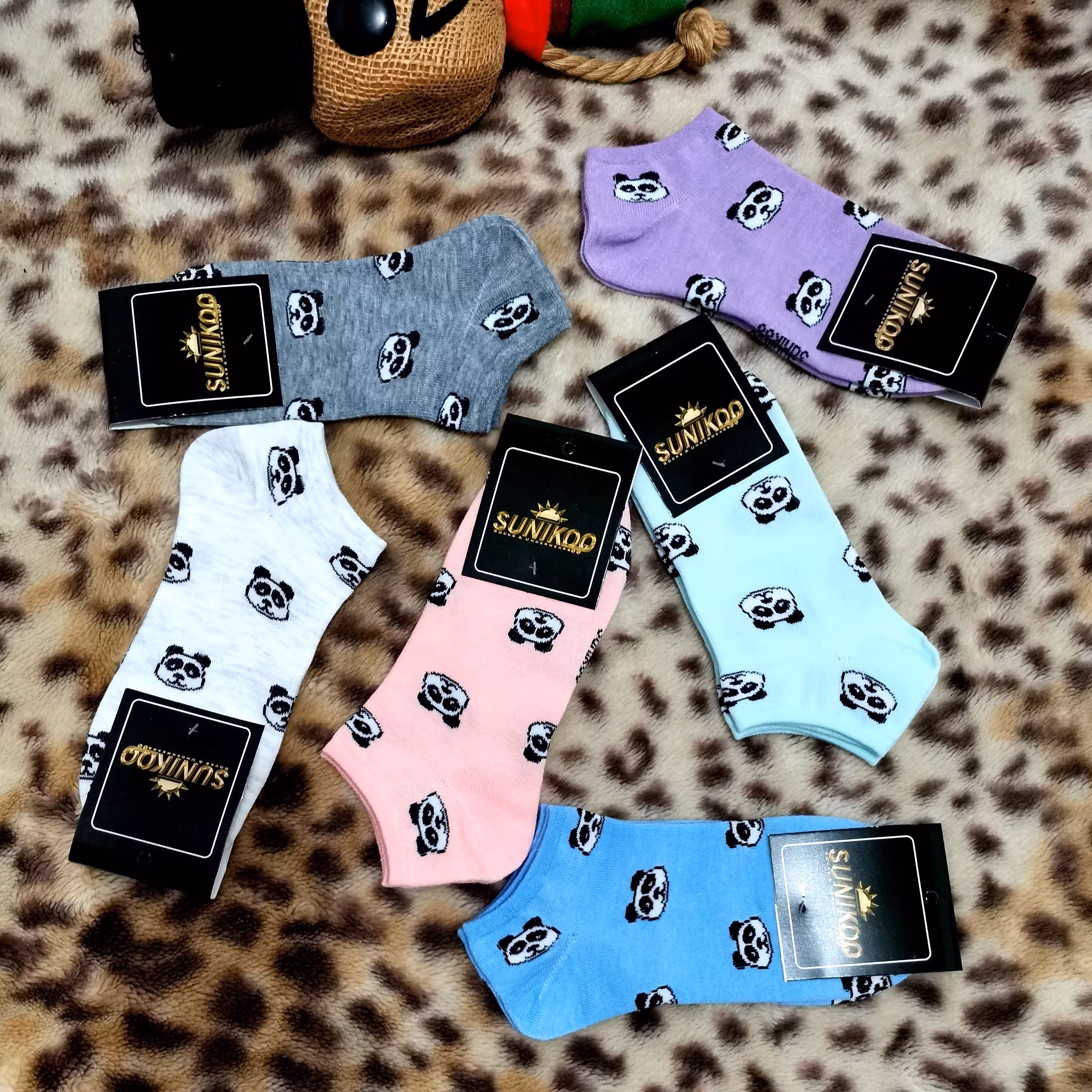 جوراب مچی طرح پاندا