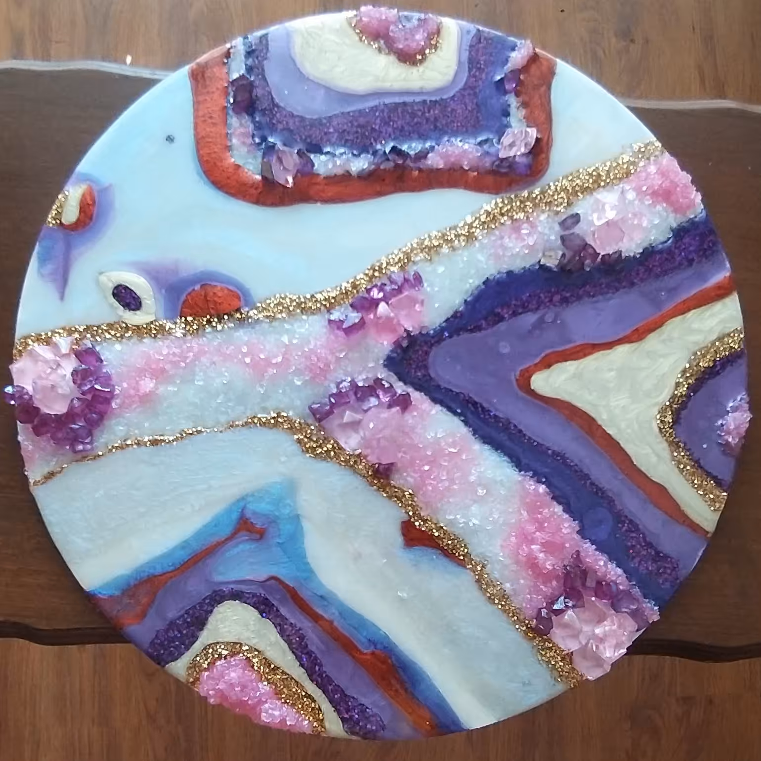 تابلوی دکوری رزینی ژئود 