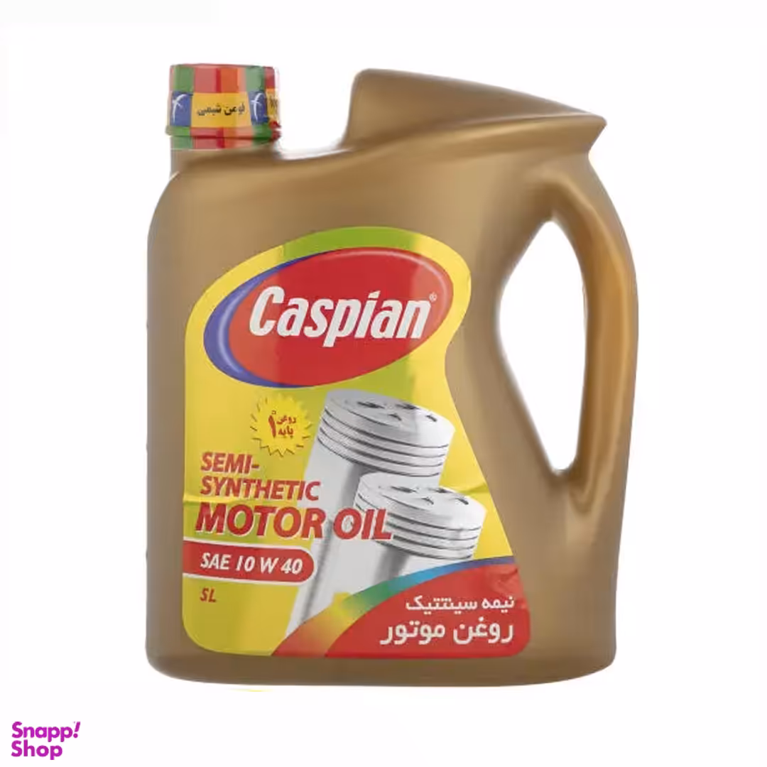 روغن موتور خودرو کاسپین مدل Semi Synthetic حجم 4 لیتر