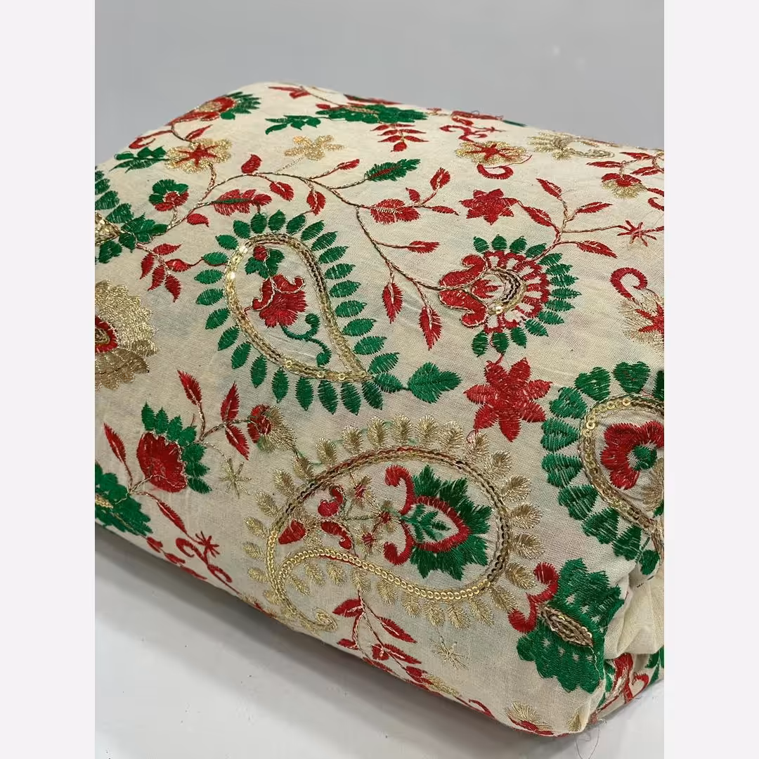  پارچه لینن سوزندوزی در طرح های متنوع 