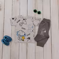 ست تیشرت شلوارک اسنوپی سایز 40(ارسال رایگان)