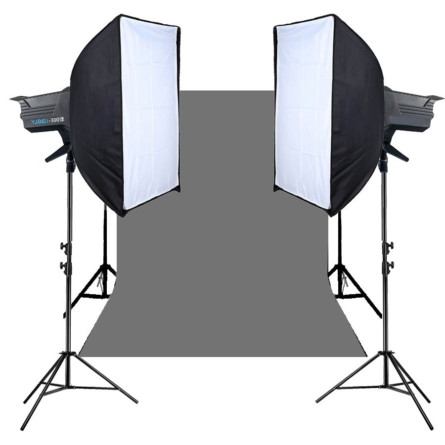 کیت تولید محتوا دو شاخه BK-300 با سافت باکس فون و پایه فون