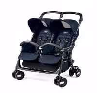 کالسکه دوقلو رنگ سرمه ای پگ پرگو Peg-Perego Aria Shopper Twin