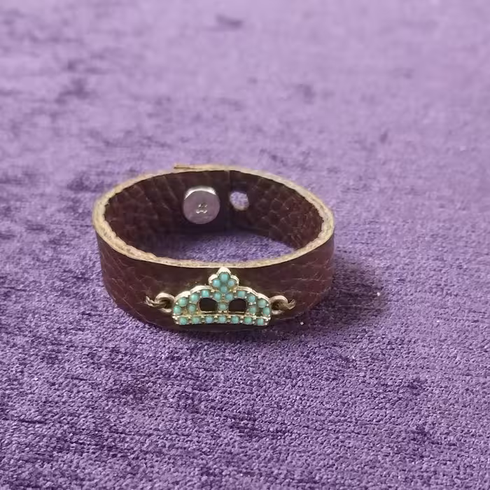 دستبند چرم طبیعی 