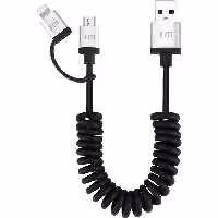 کابل تبدیل یو اس بی به میکرو یو اس بی و لایتنینگ جاست موبایل
