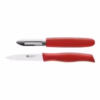 ست دو عددی چاقو و پوستکن زولینگ مدل تویین گریپ ZWILLING TWIN Grip Paring Knife & Peeler, Set of 2