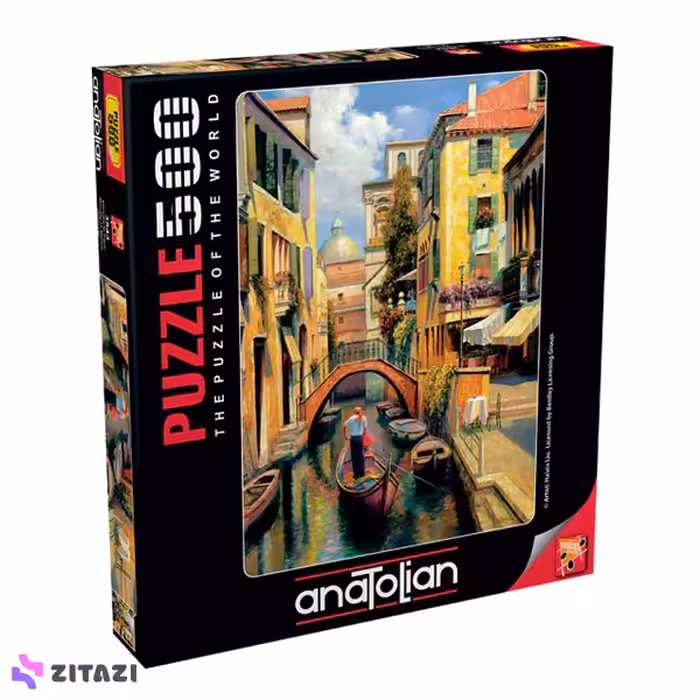 پازل 500 تکه آناتولین مدل Sunday in Venice کد 3543