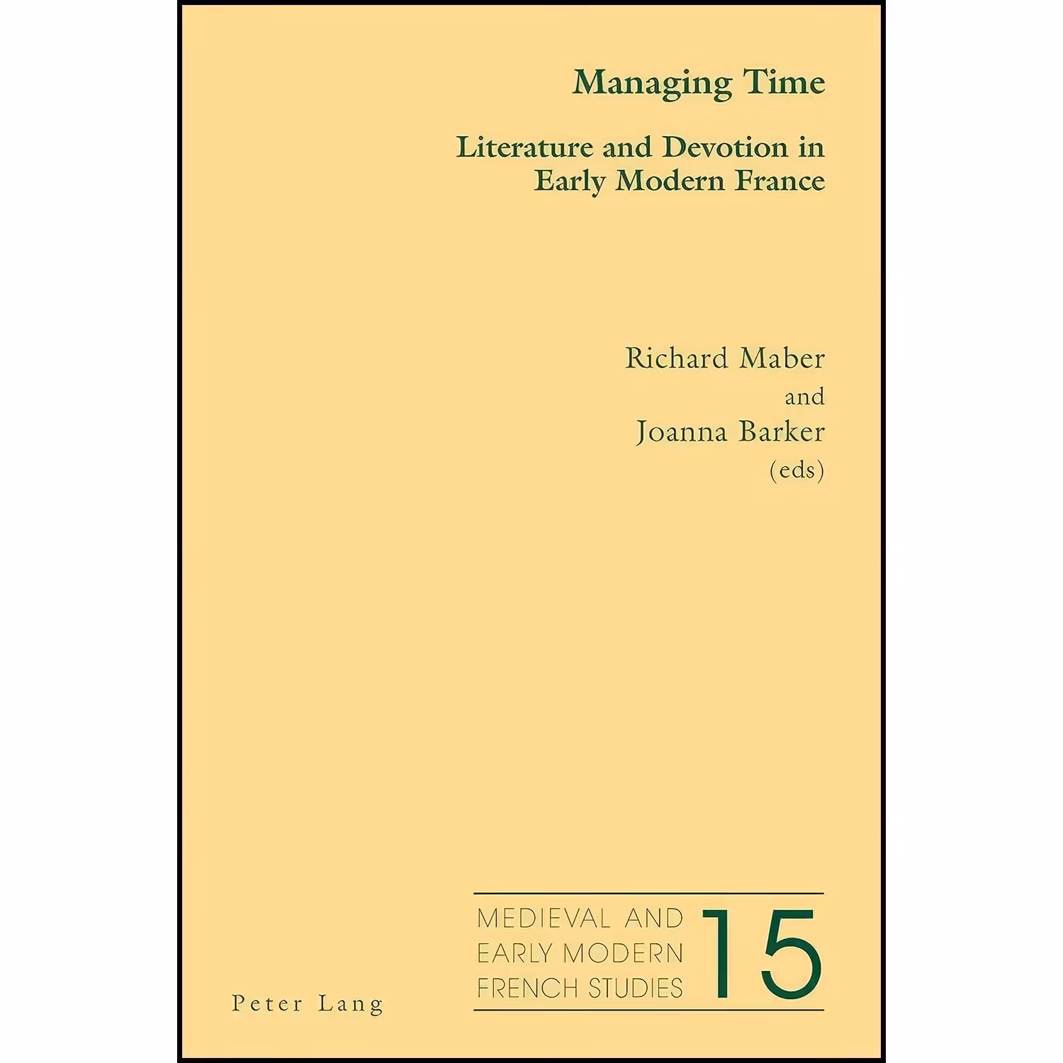کتاب زبان اصلی Managing Time اثر Joanna Barker and Richard Maber