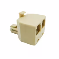 سوکت تلفن مدل تبدیل یک به دو خط تلفن